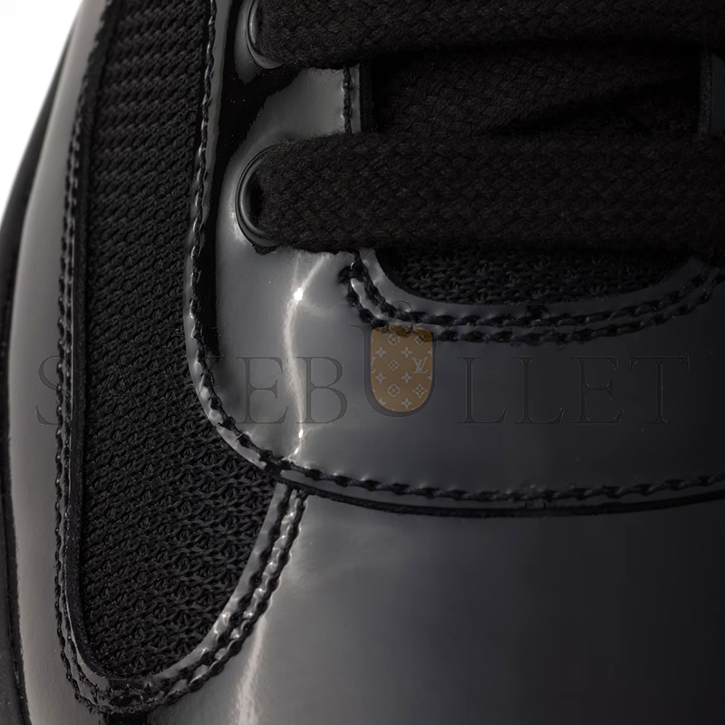 PRADA PATENT LEATHER AND TECHNICAL FABRIC PRADA AMERICA